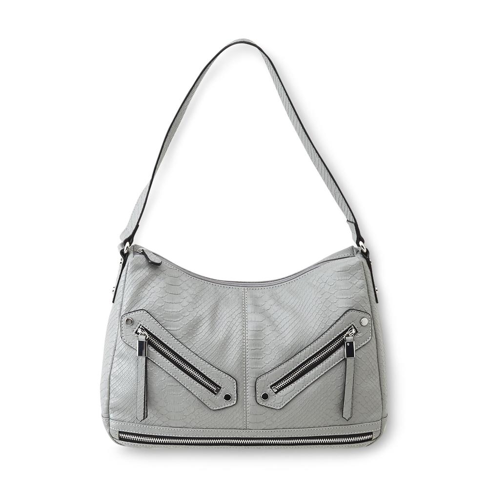 Attention Women's Just Pulled Hobo Bag - Faux Snakeskin