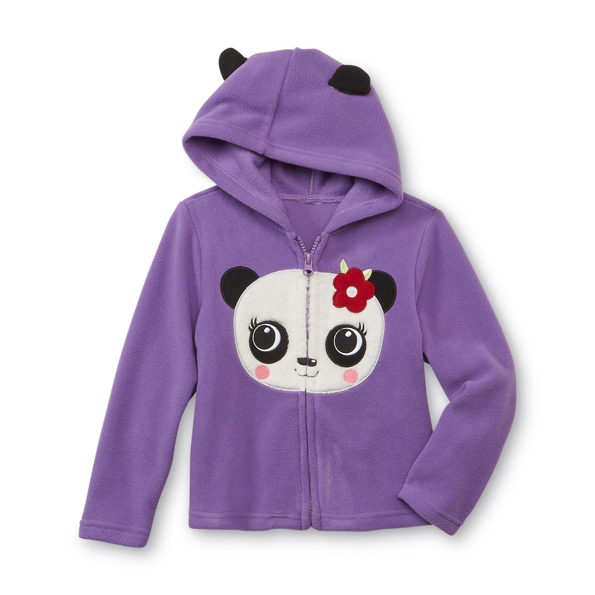WonderKids Toddler Girl's Fleece Hoodie Jacket - Panda