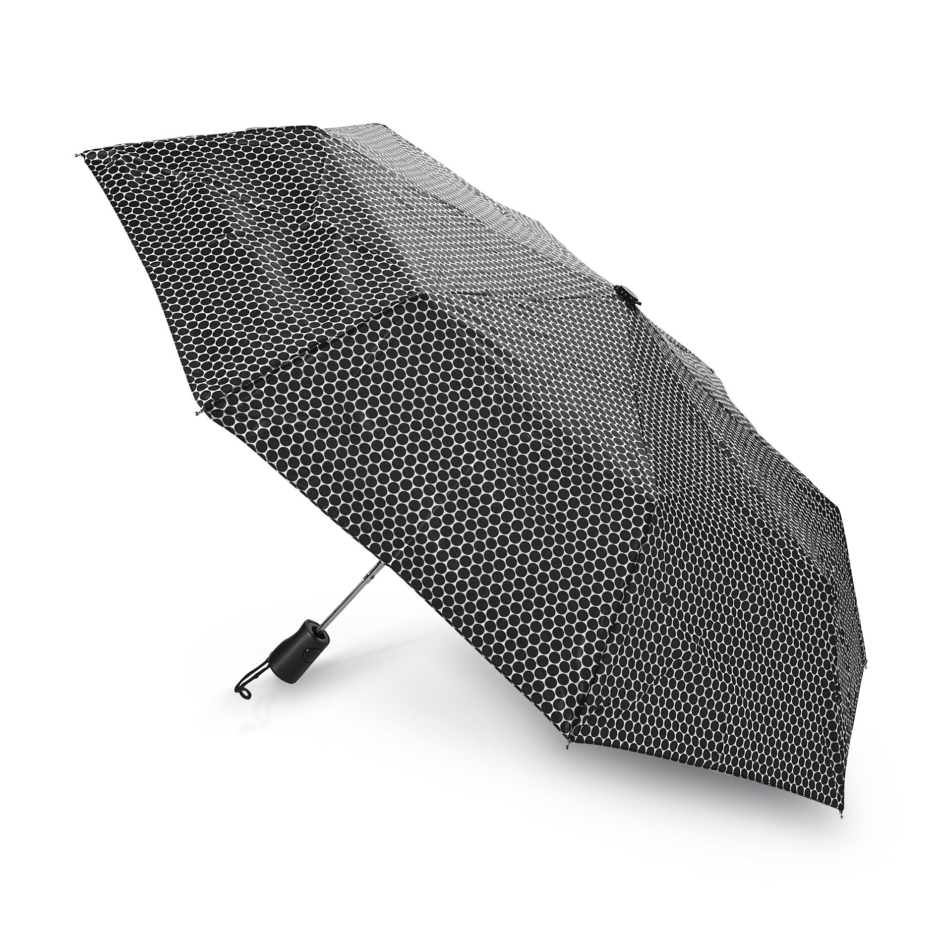 Totes Mini Automatic Umbrella - Dot Print, Size: Small Totes Mini Automatic Umbrella - Dot Print, Size: Small