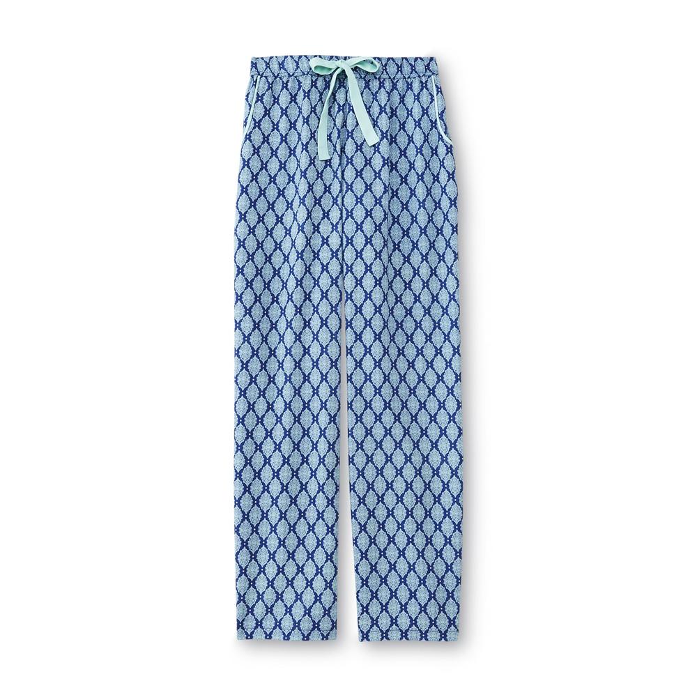 Jaclyn Smith Women's Pajama Pants - Medallion Print