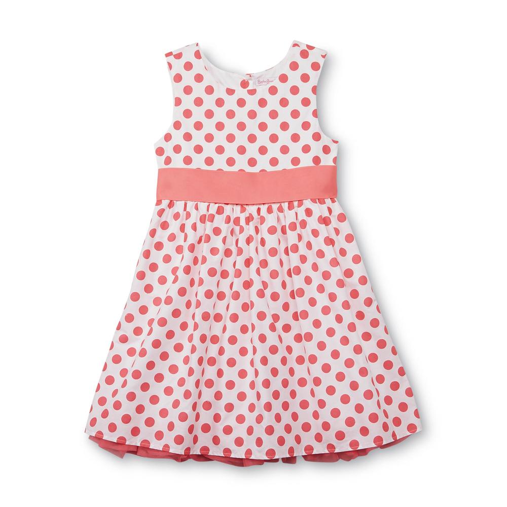 Sophia Grace & Rosie Girl's A-Line Dress - Polka Dot