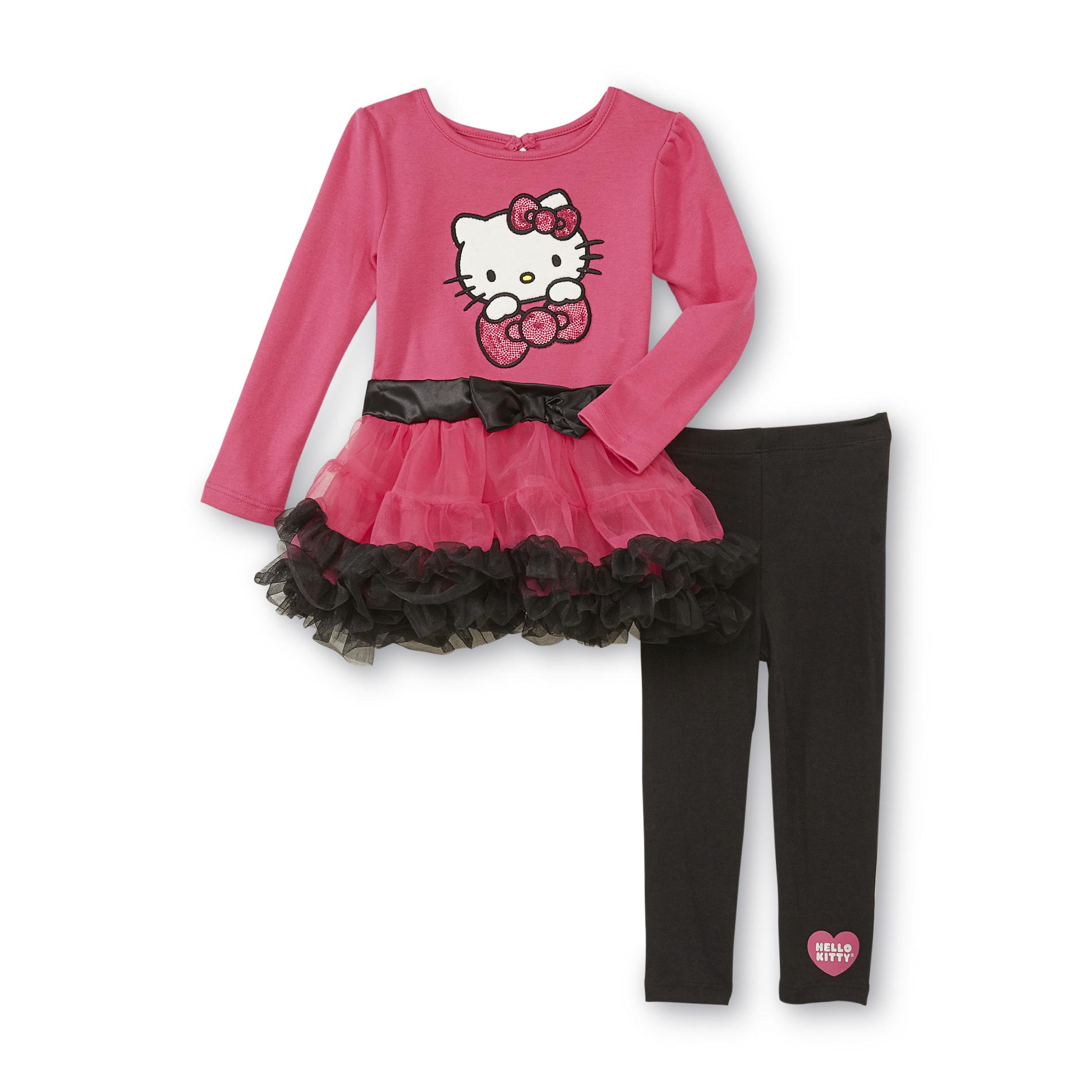 Hello Kitty Infant & Toddler Girl's Tutu Tunic & Leggings
