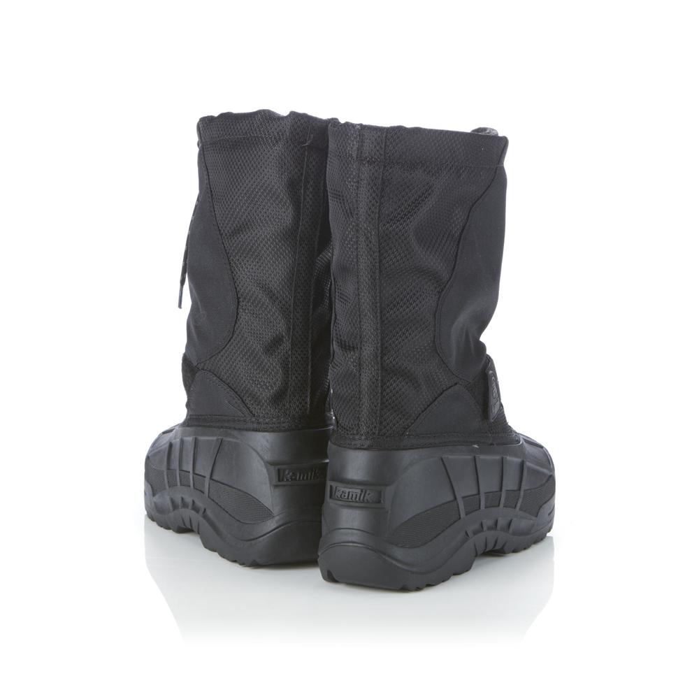Kamik Girl's Snowdrift Black Weather Boot