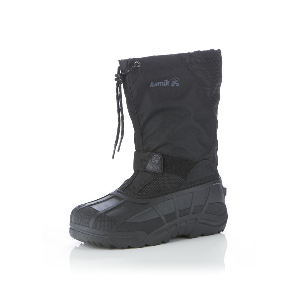 Kamik Girl's Snowdrift Black Weather Boot