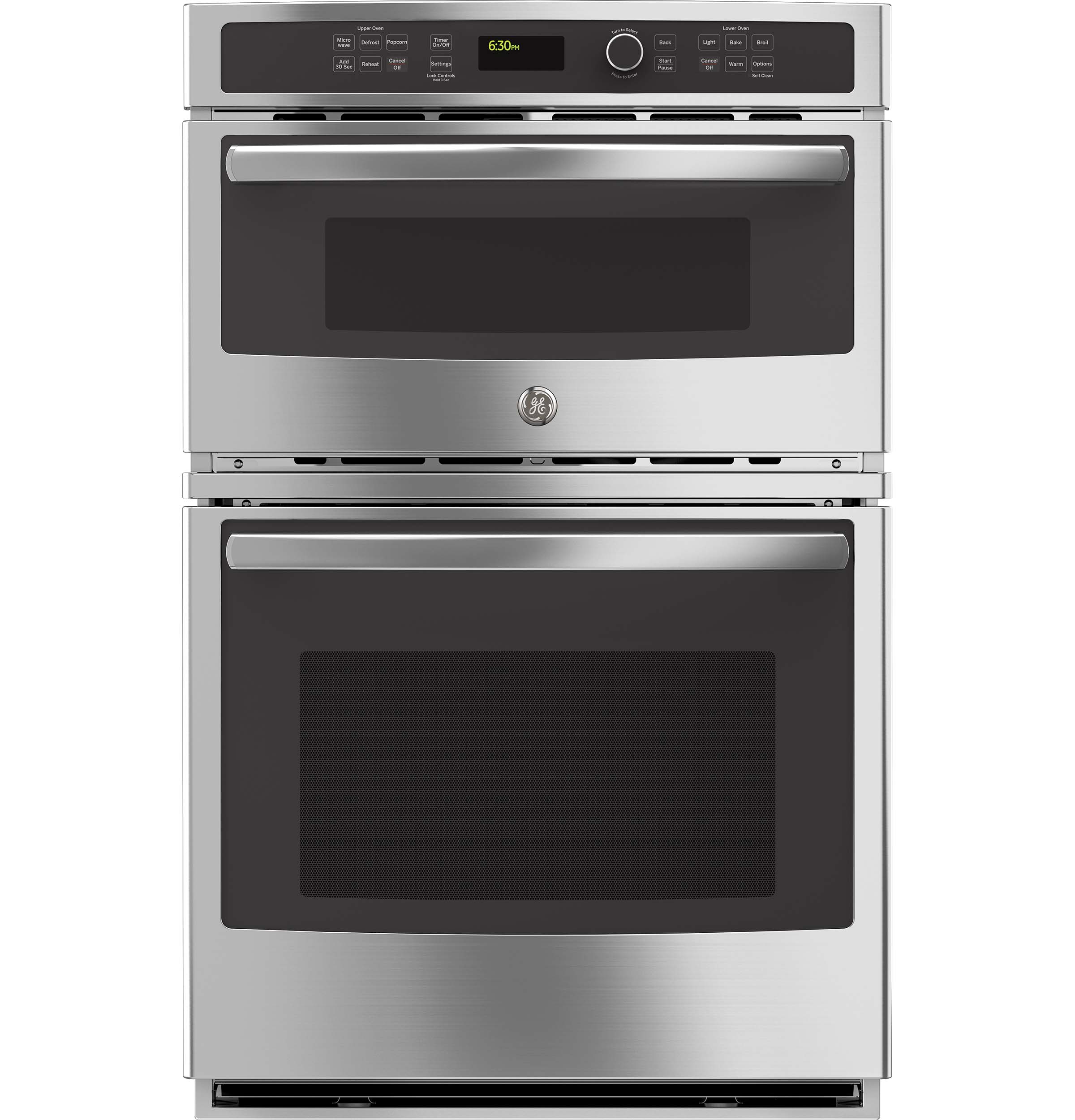 GE Appliances JK3800SHSS 27" Built-In Combination Microwave/Electric Stainless Steel Oven And Microwave Combo