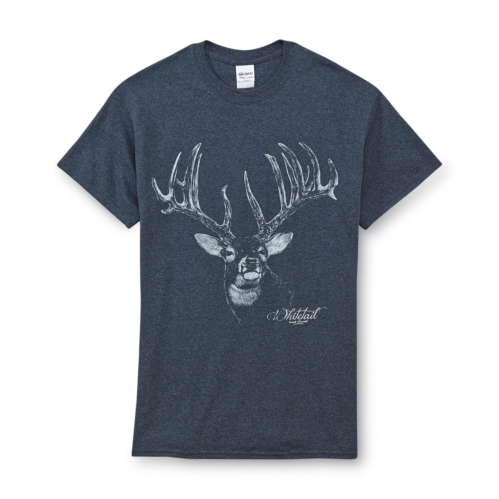 Men's Graphic T-Shirt - White-Tailed Deer