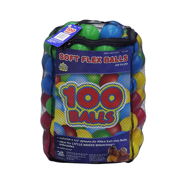 Moose Mountain Toymakers 100 Ball Pit Balls in Mesh Bag
