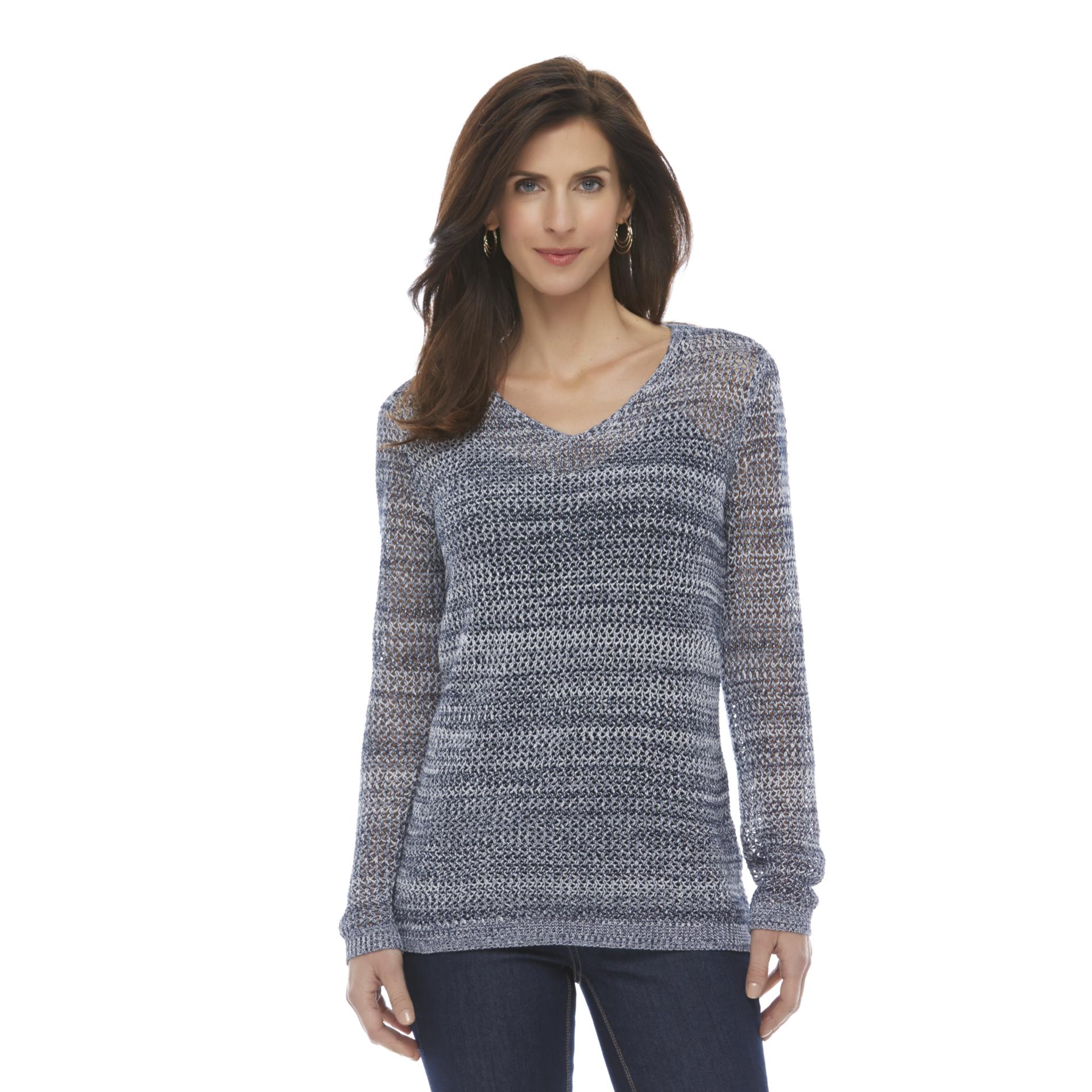 Laura Scott Women's V-Neck Sweater