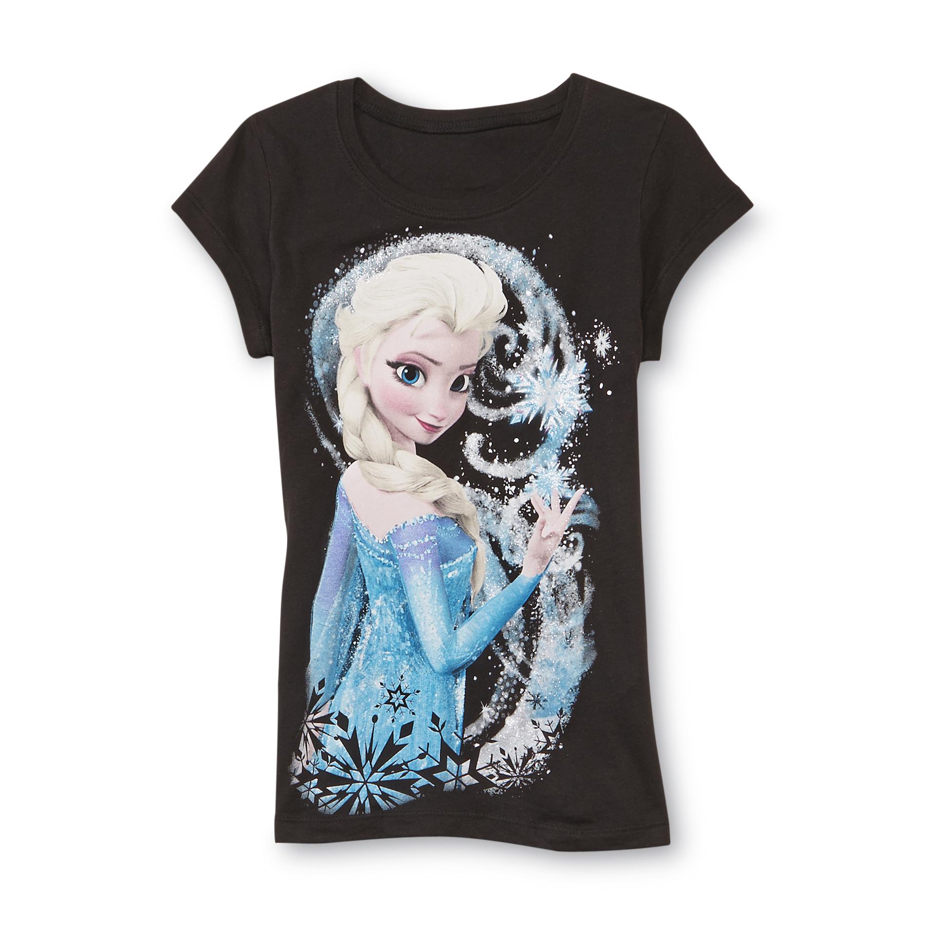Disney Frozen Girl's Graphic T-Shirt - Snow Magic
