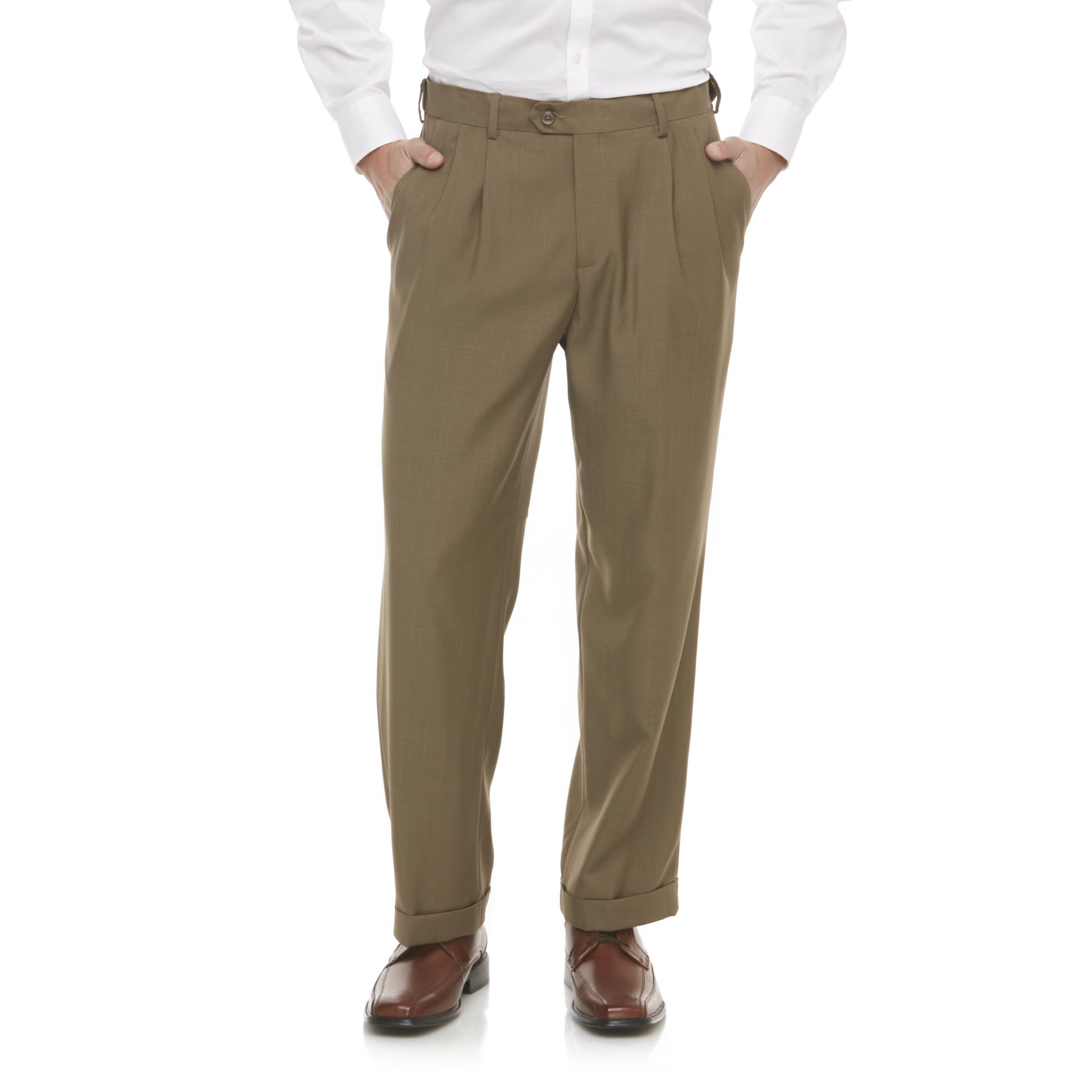 Covington Men's Pleated-Front Suit Pants | Shop Your Way: Online ...