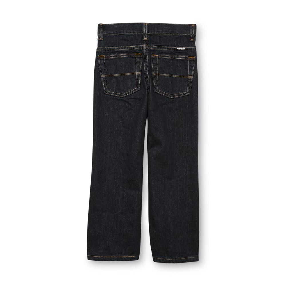 Wrangler Boy's Distressed Bootcut Jeans - Dark Wash