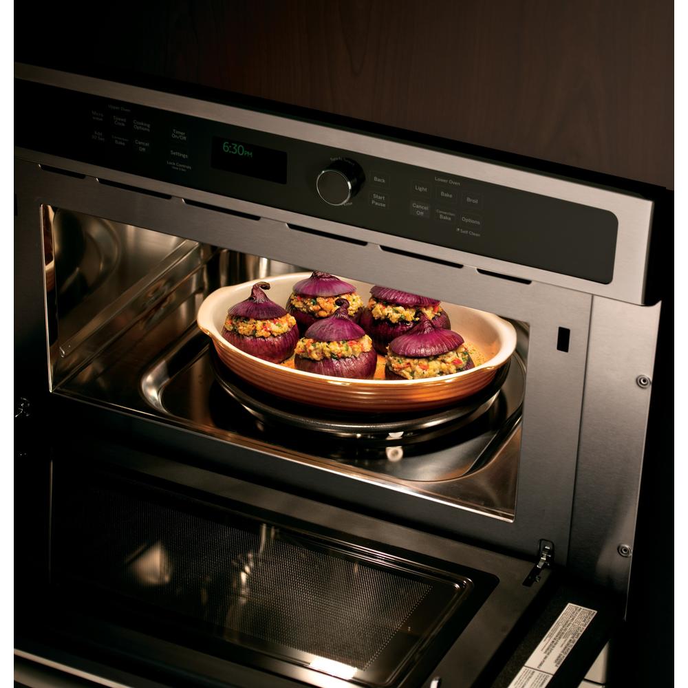 GE Profile Series PT9800SHSS 30" Combination Double Wall Oven w