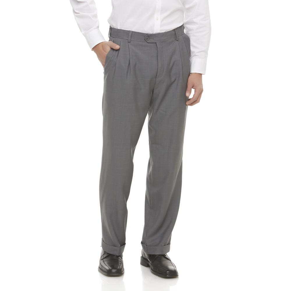 Covington Men's Pleated-Front Suit Pants