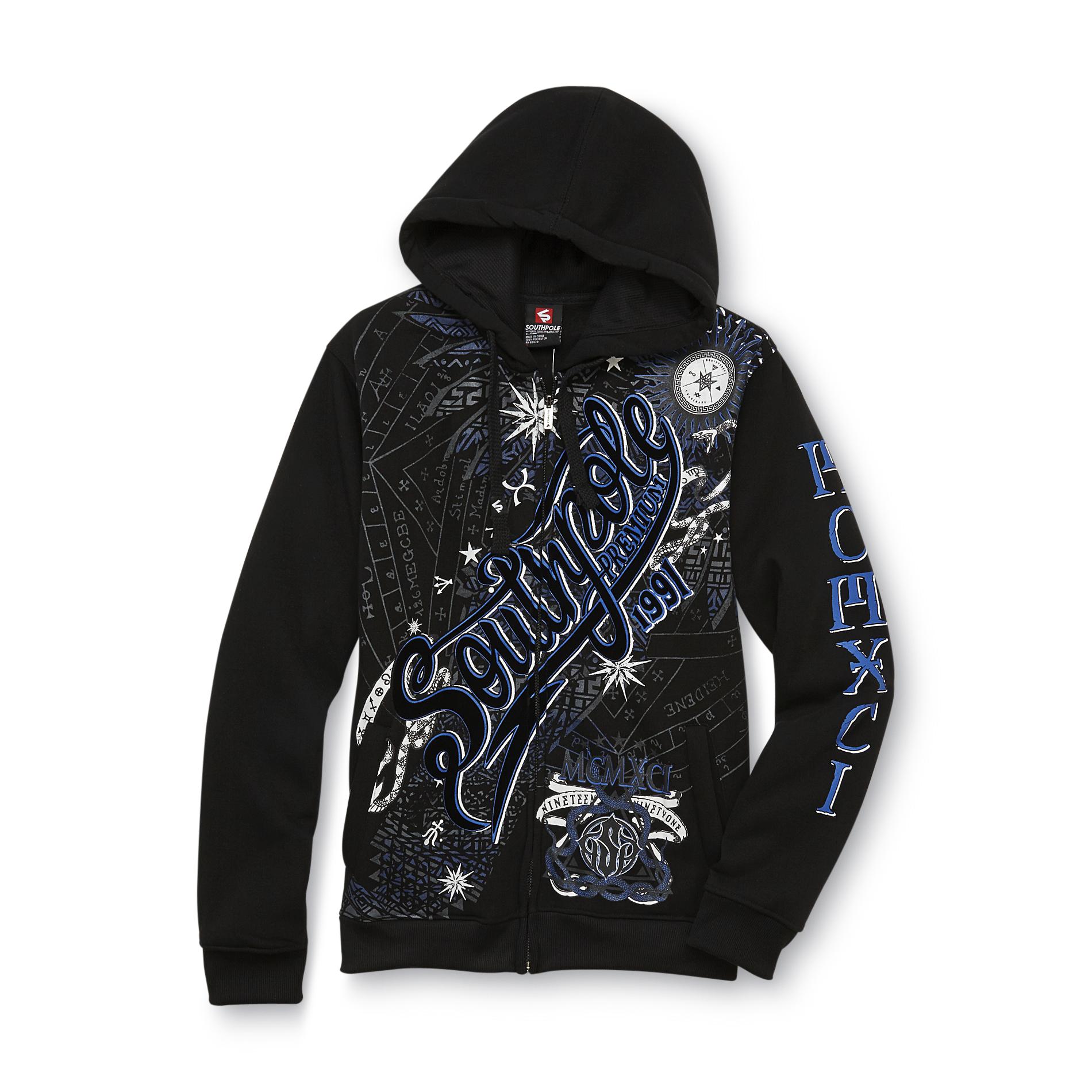 Southpole Young Men's Graphic Hoodie Jacket