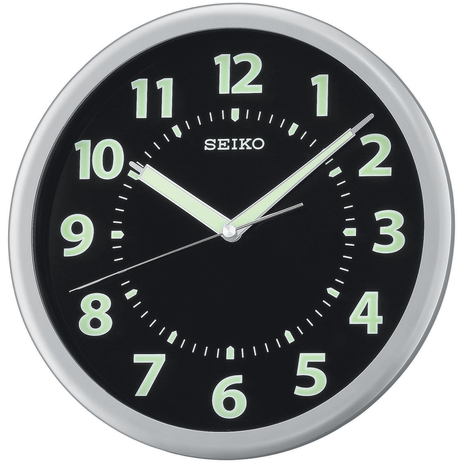 Seiko Black Dial Wall Clock QXA435SLH