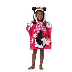 Disney Jay Franco & Sons Disney Minnie Mouse 22 X 22 Hooded Poncho Bath/Beach Towel
