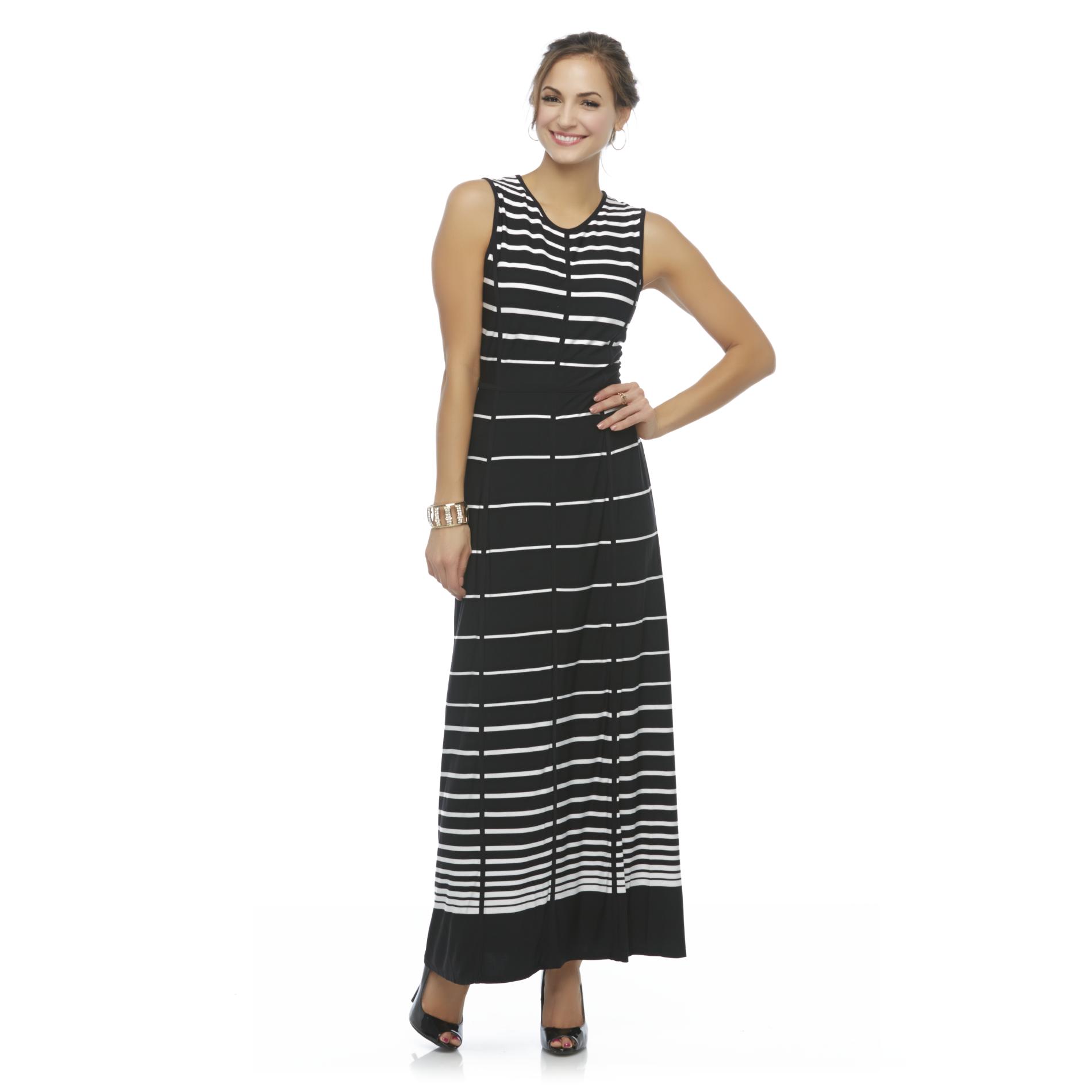 Covington Women's Sleeveless Maxi Dress - Striped