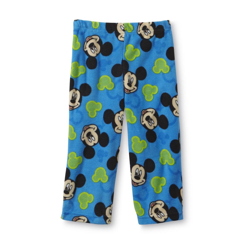 Disney Mickey Mouse Toddler Boy's Fleece Pajama Shirt & Pants
