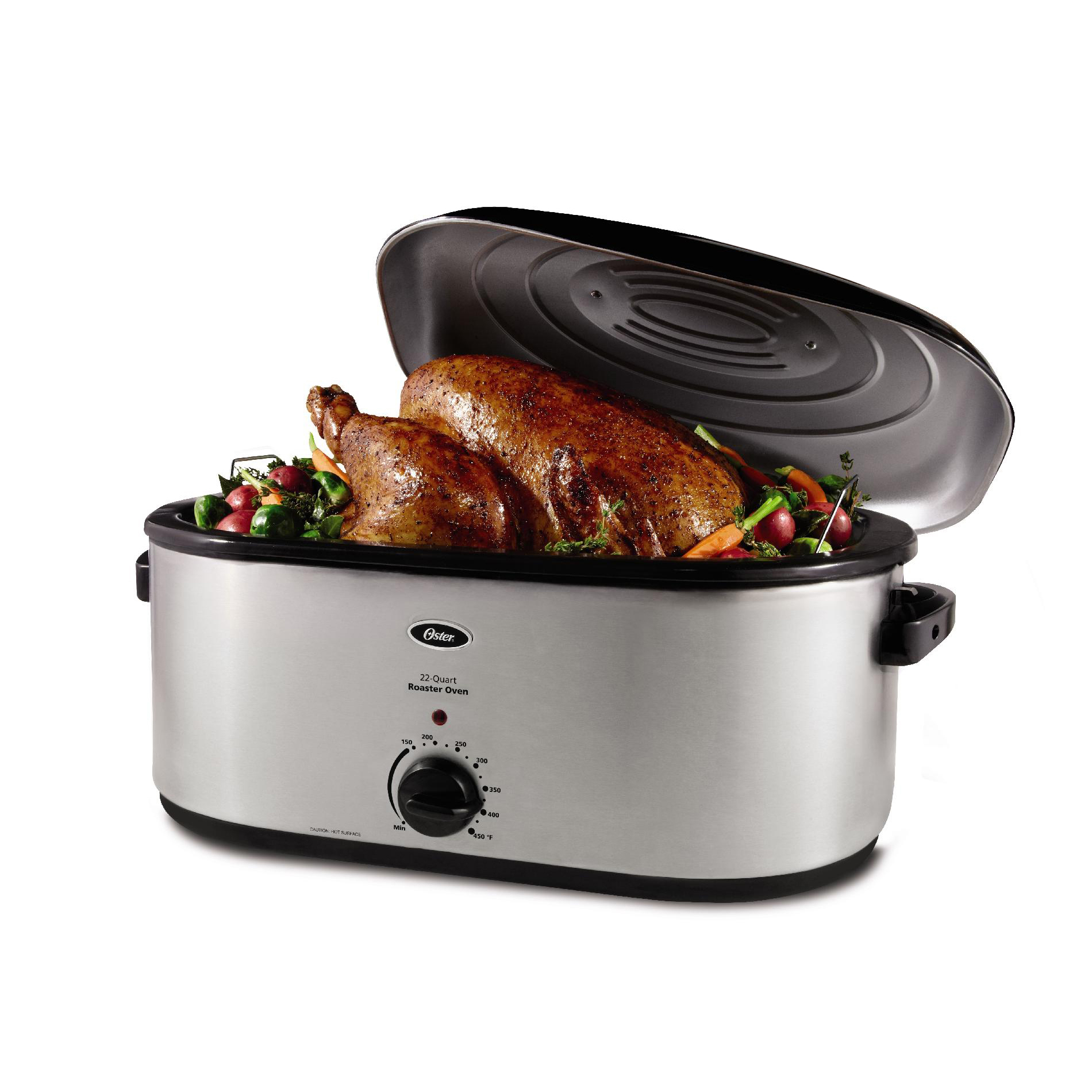 Oster CKSTRS23-SB 22 qt. Stainless Steel Roaster Oven