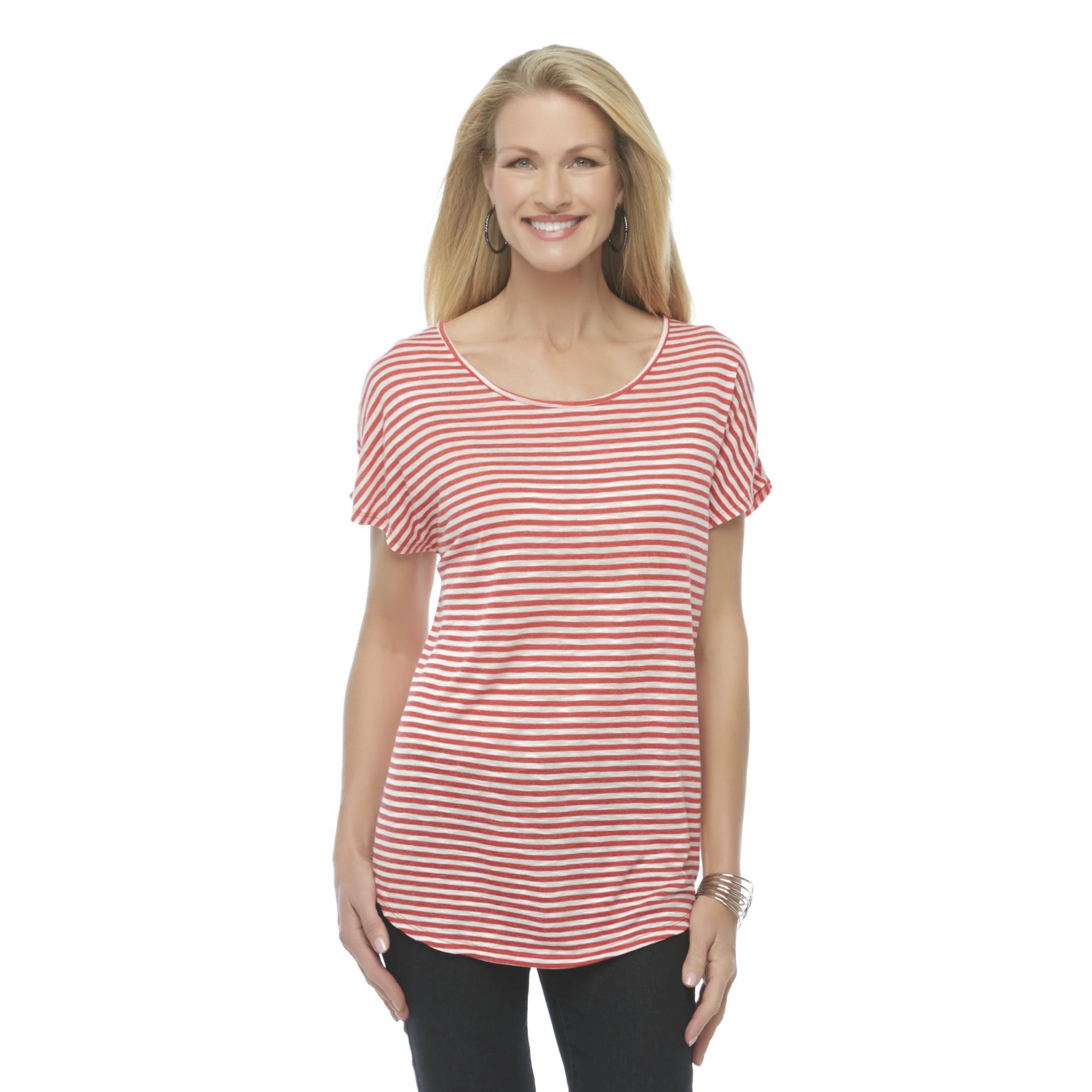 Jaclyn Smith Women's Knit Shirt - Striped