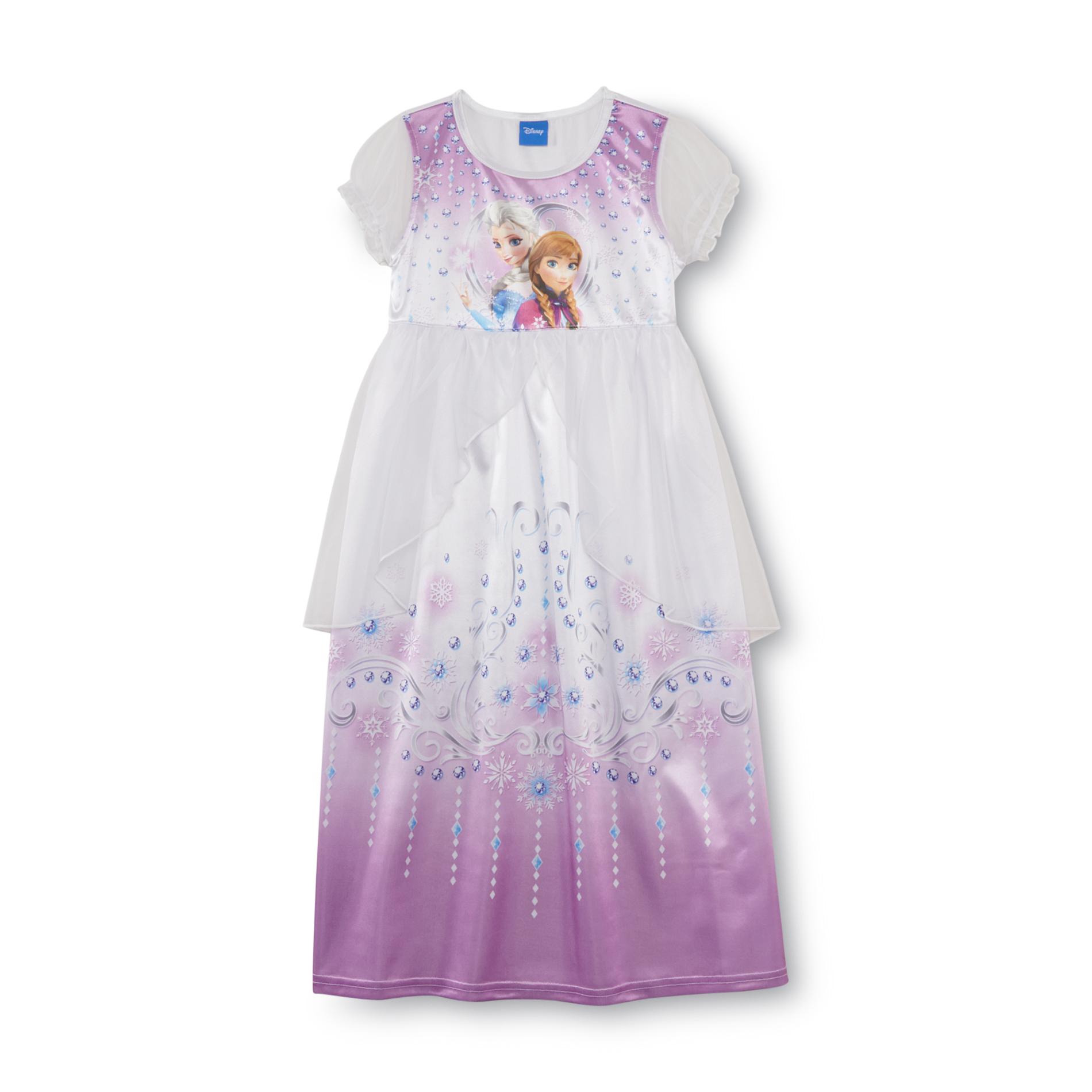Disney Frozen Girl's Costume Pajamas - Anna & Elsa