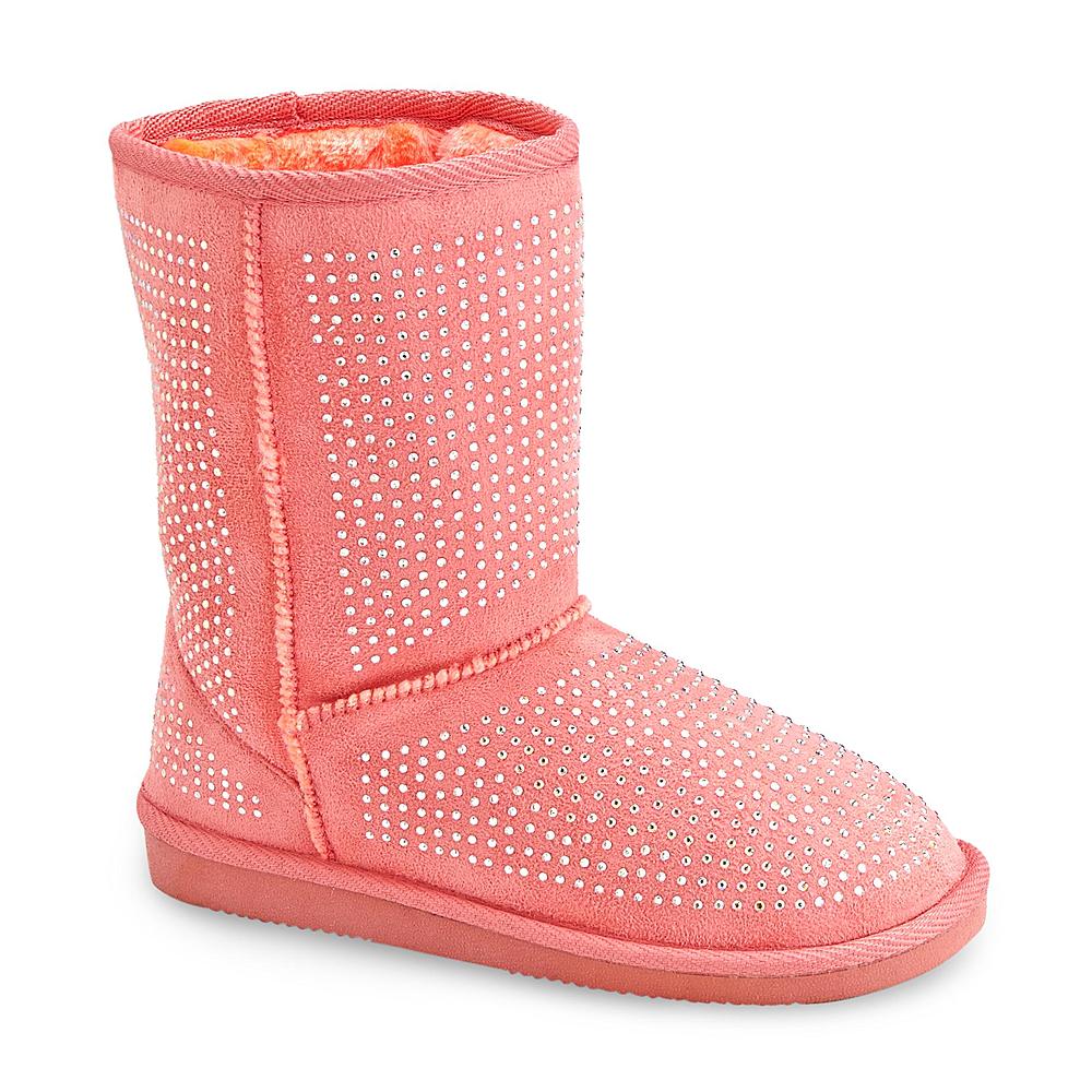 Bolaro Girl's Abigale Pink Spangled Fashion Boot