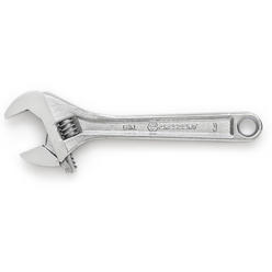 Crescent COOPER HAND TOOLS APEX Cooper Hand Tools Adjustable fit 181-AC26VS Adjustable Wrench 6 in. Chrome Carded Sensormatic
