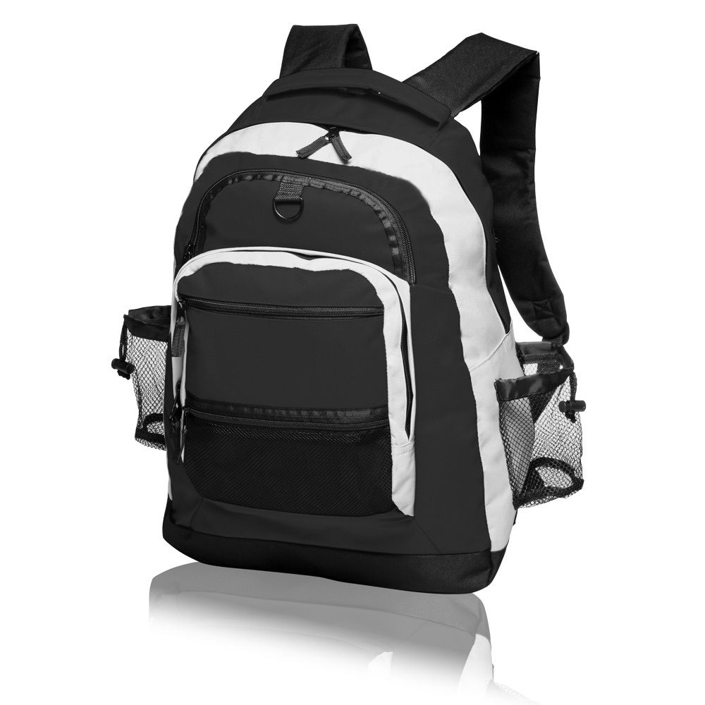 Natico Multi Pocket Travelers Backpack  Black