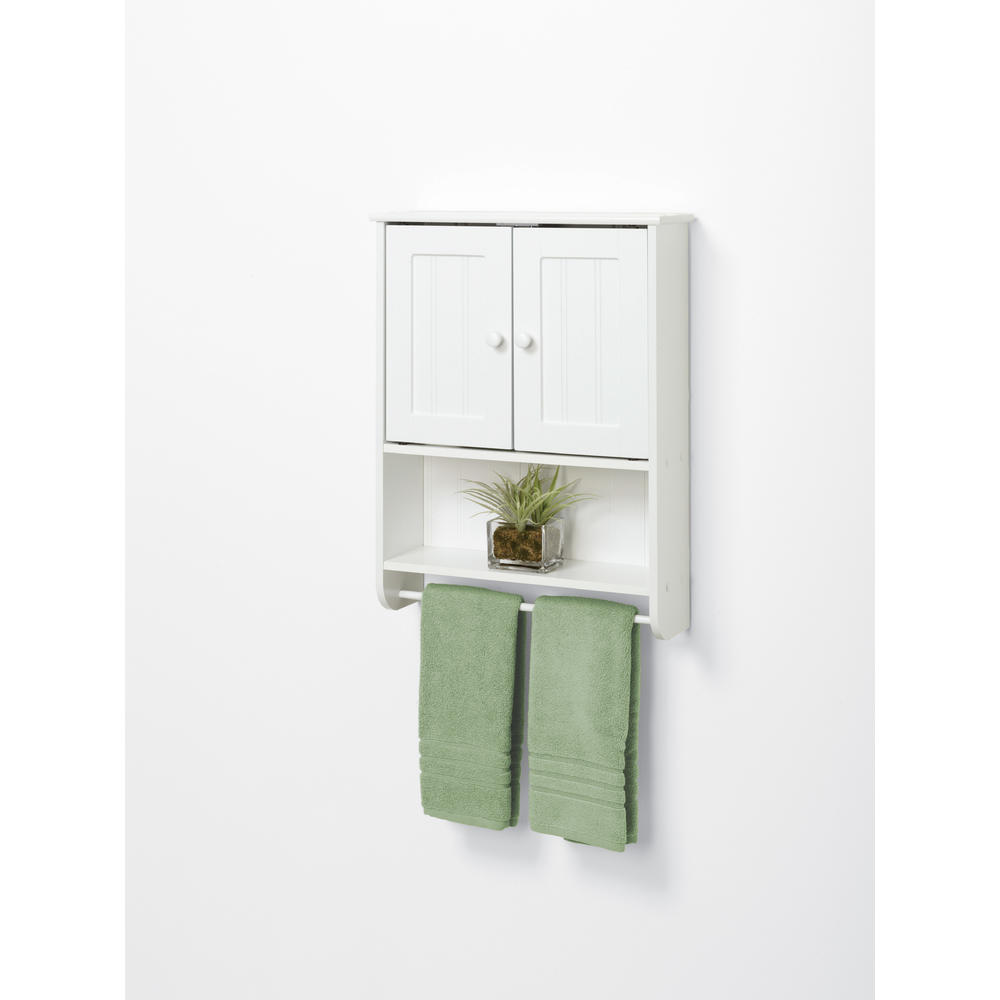 Zenith Products Country Cottage Wall Cabinet  White