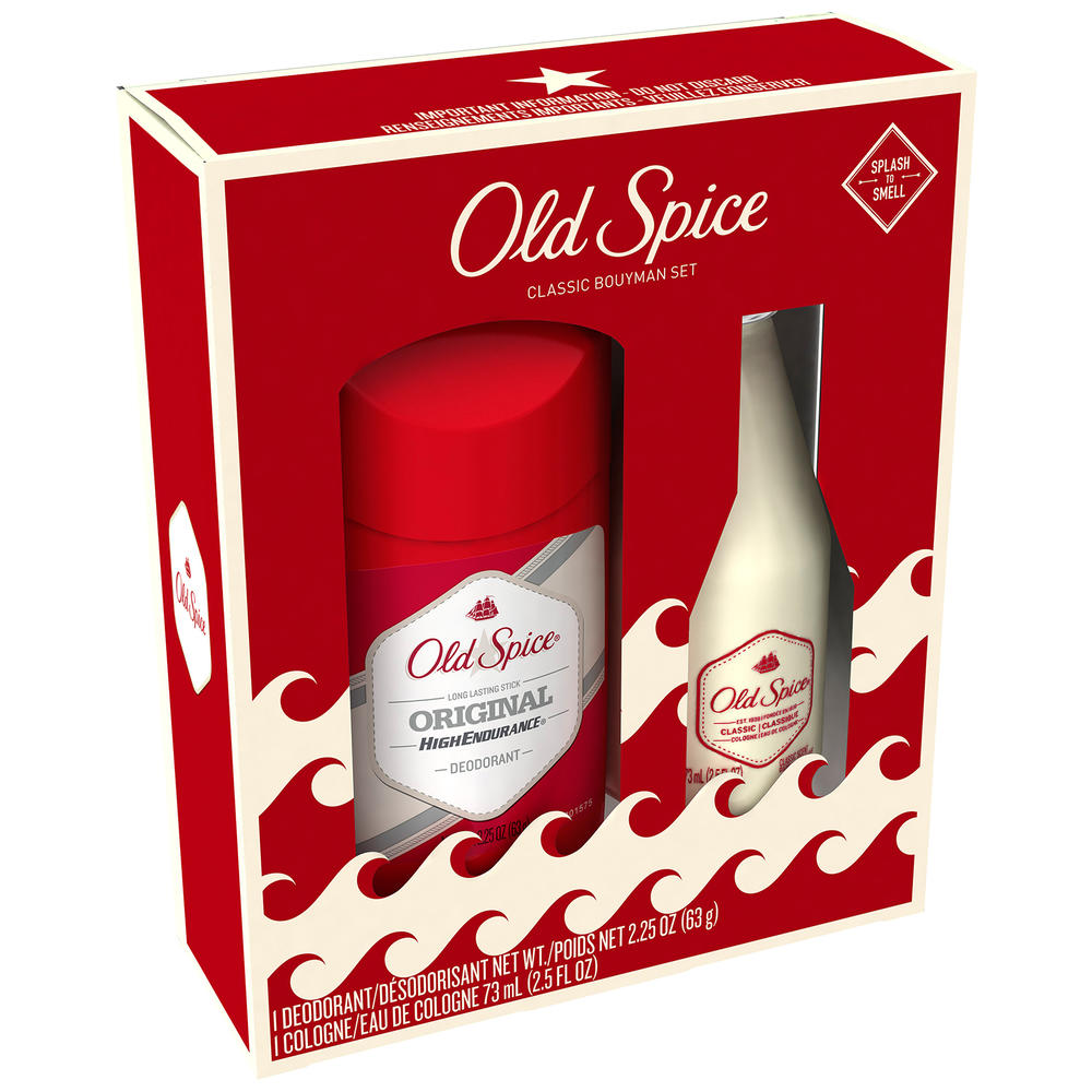 Old Spice Timeless Classics Gift Set Cologne After Shave, 4.25 fl oz, 25 ml