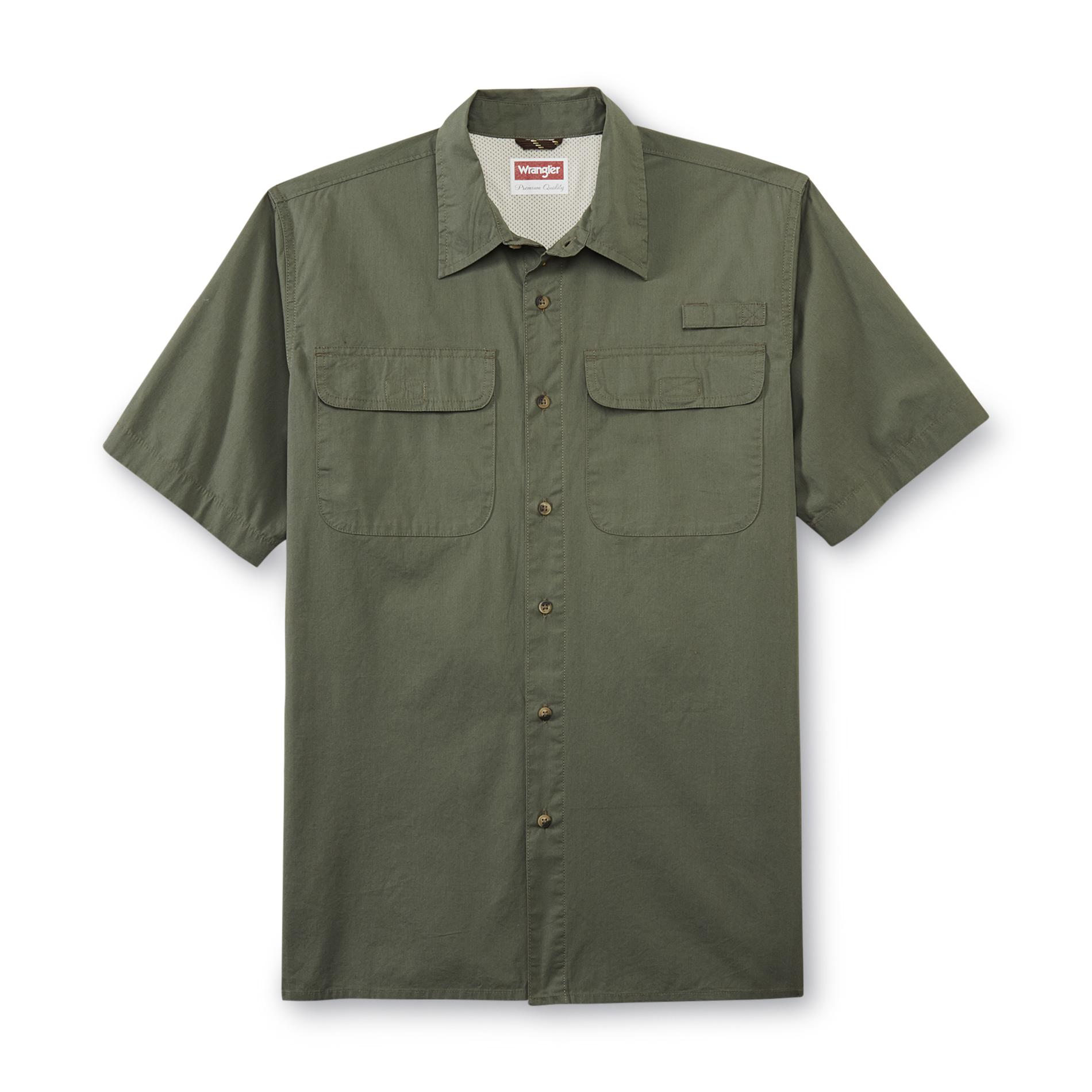 Wrangler Men's Short-Sleeve Utility Shirt