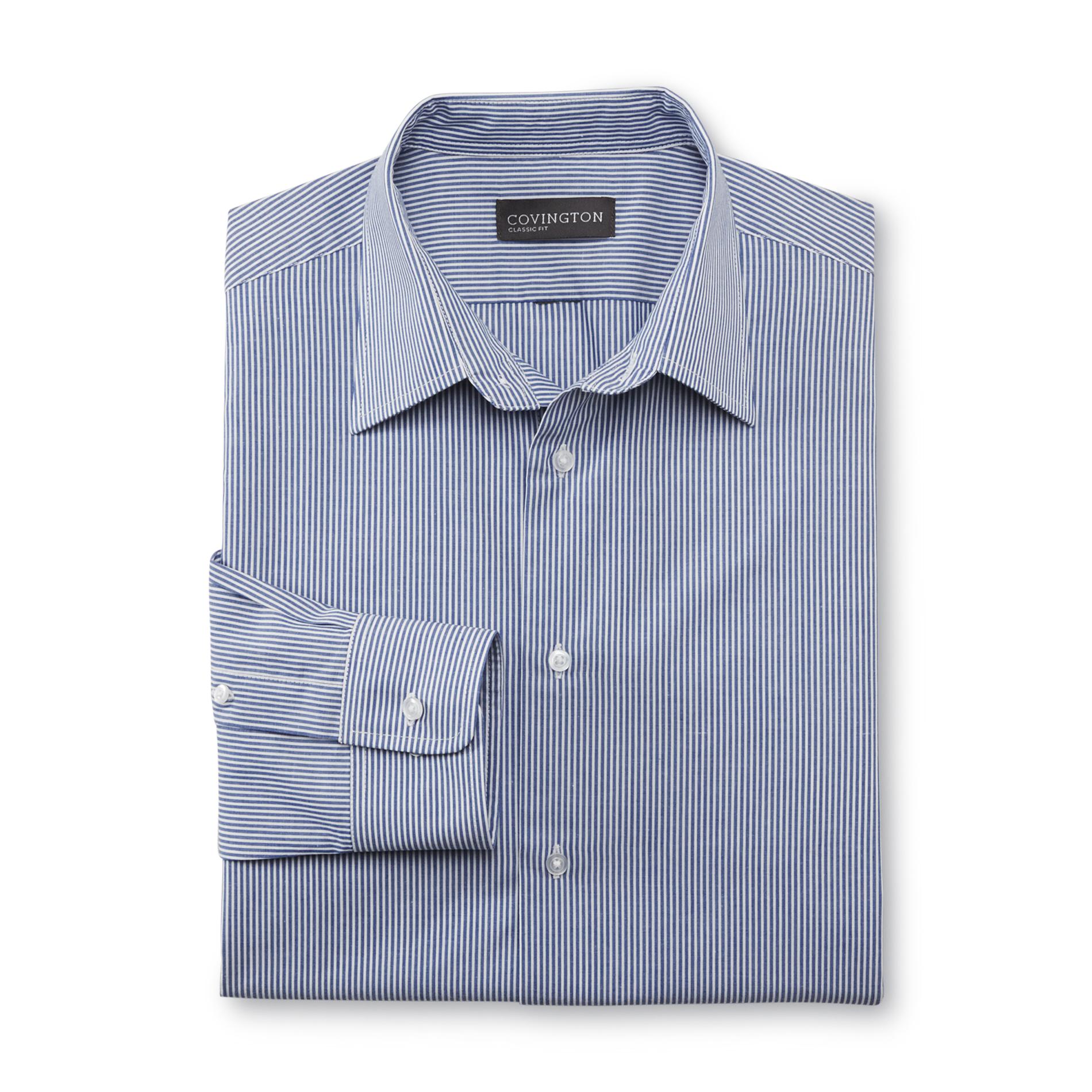Covington Men's Dress Shirt - Pinstriped
