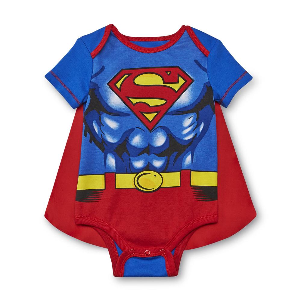 DC Comics Superman Newborn Boy's Bodysuit & Cape