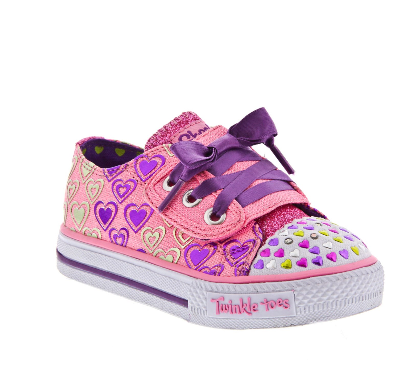 Skechers Todder Girl's Hopscotch Pink/Purple Sneaker