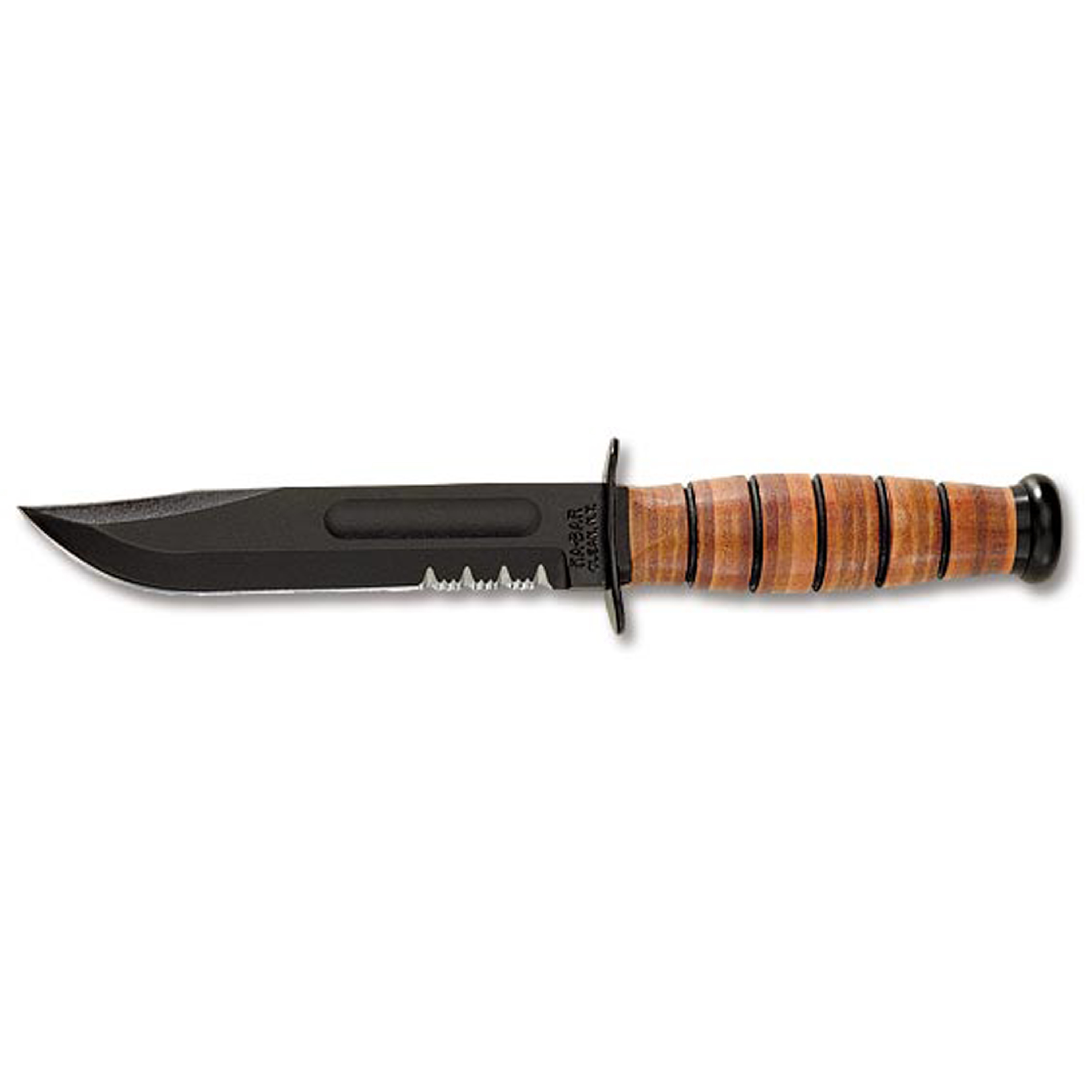 Ka-Bar Knives Short USMC Serrated Knife 1252