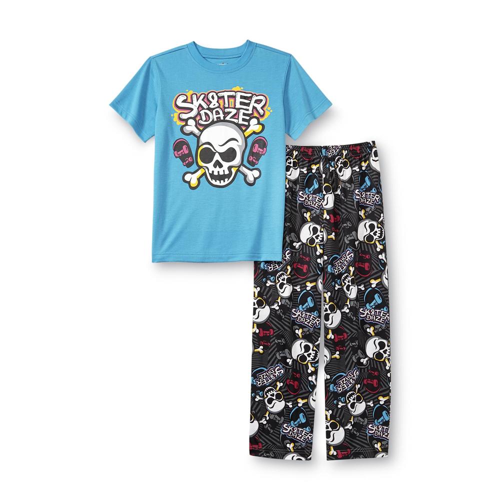 Joe Boxer Boy's Pajama Shirt & Pants - Skull & Crossbones