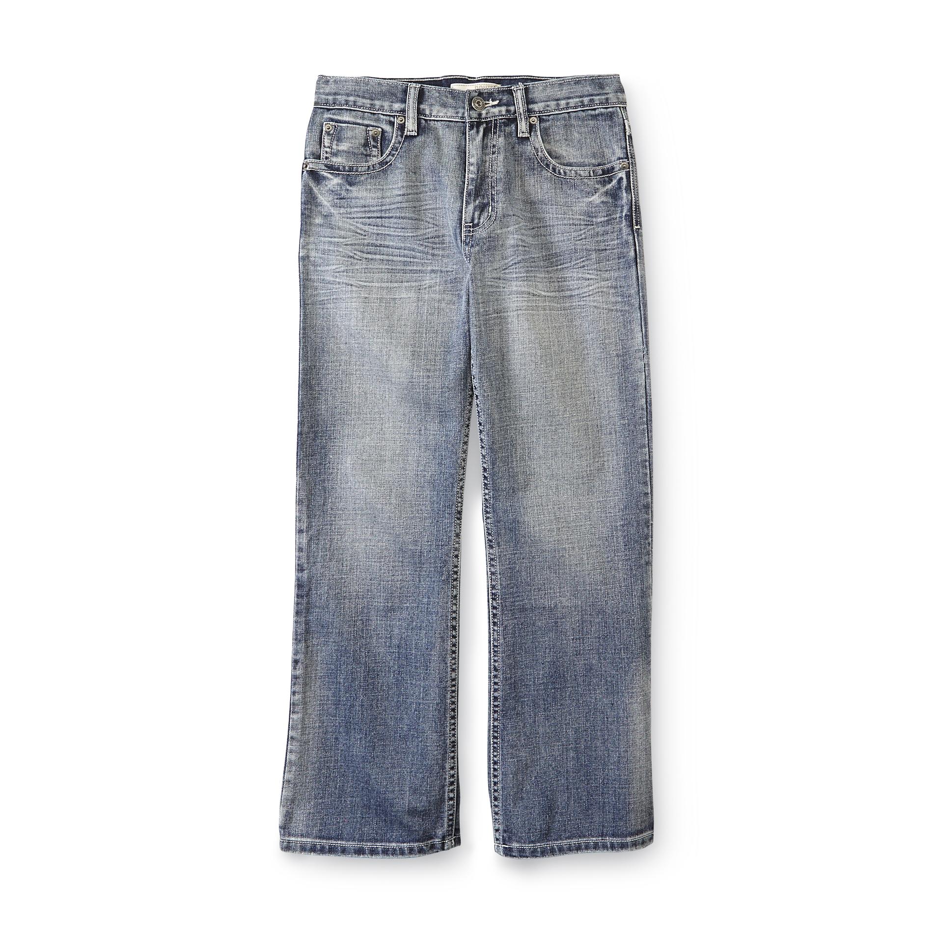 Route 66 Boy's Bootcut Jeans - Light Wash