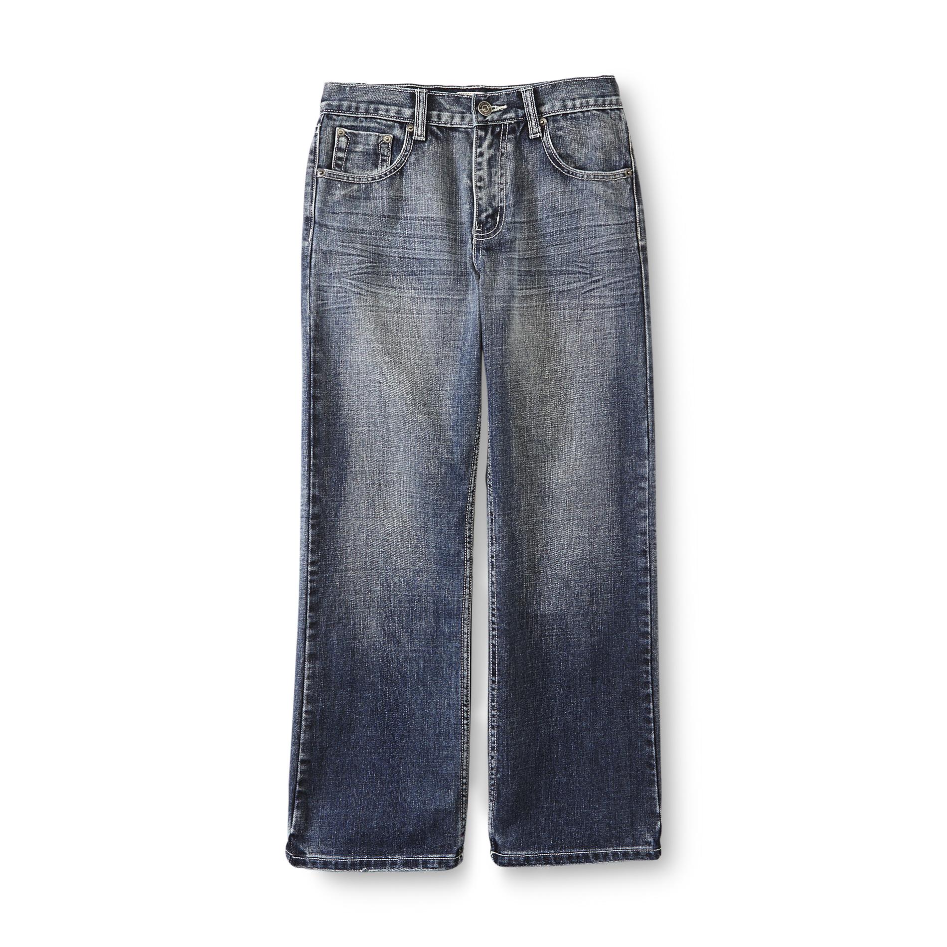 Route 66 Boy's Bootcut Jeans - Medium Wash