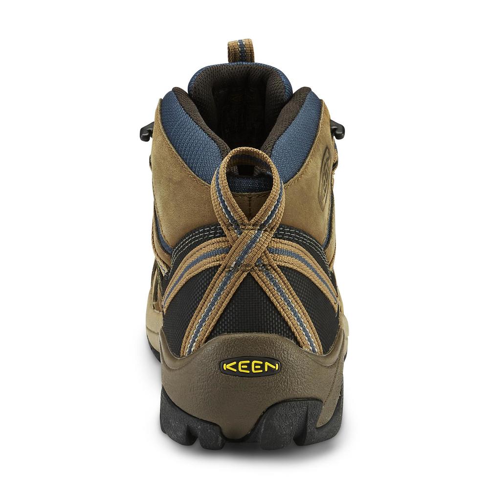 Keen Utility Men's Flint Brown/Navy/Black Steel-Toe Work Boot - Wide Width Available