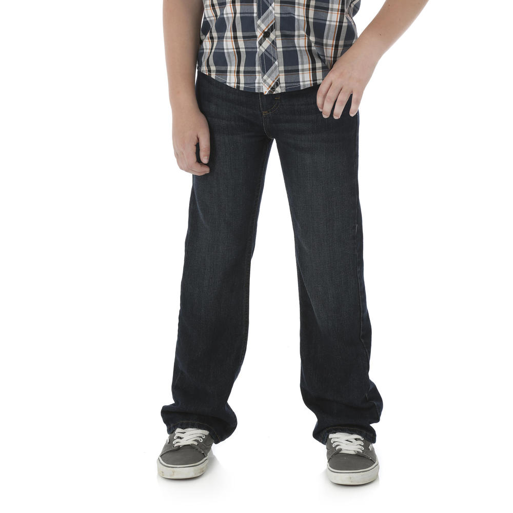 Wrangler Boy's Classic Bootcut Jeans - Dark Wash