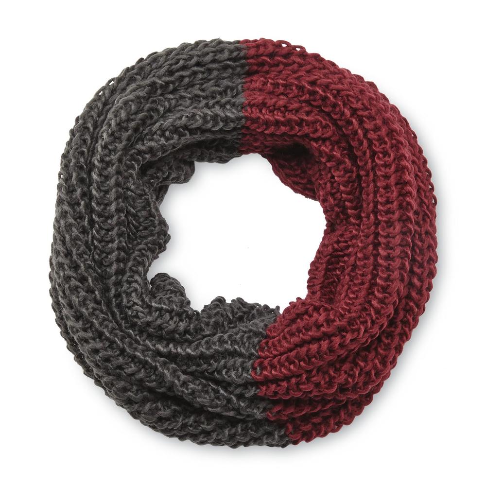 Covington Women's Chunky Knit Cowl Scarf - Colorblock