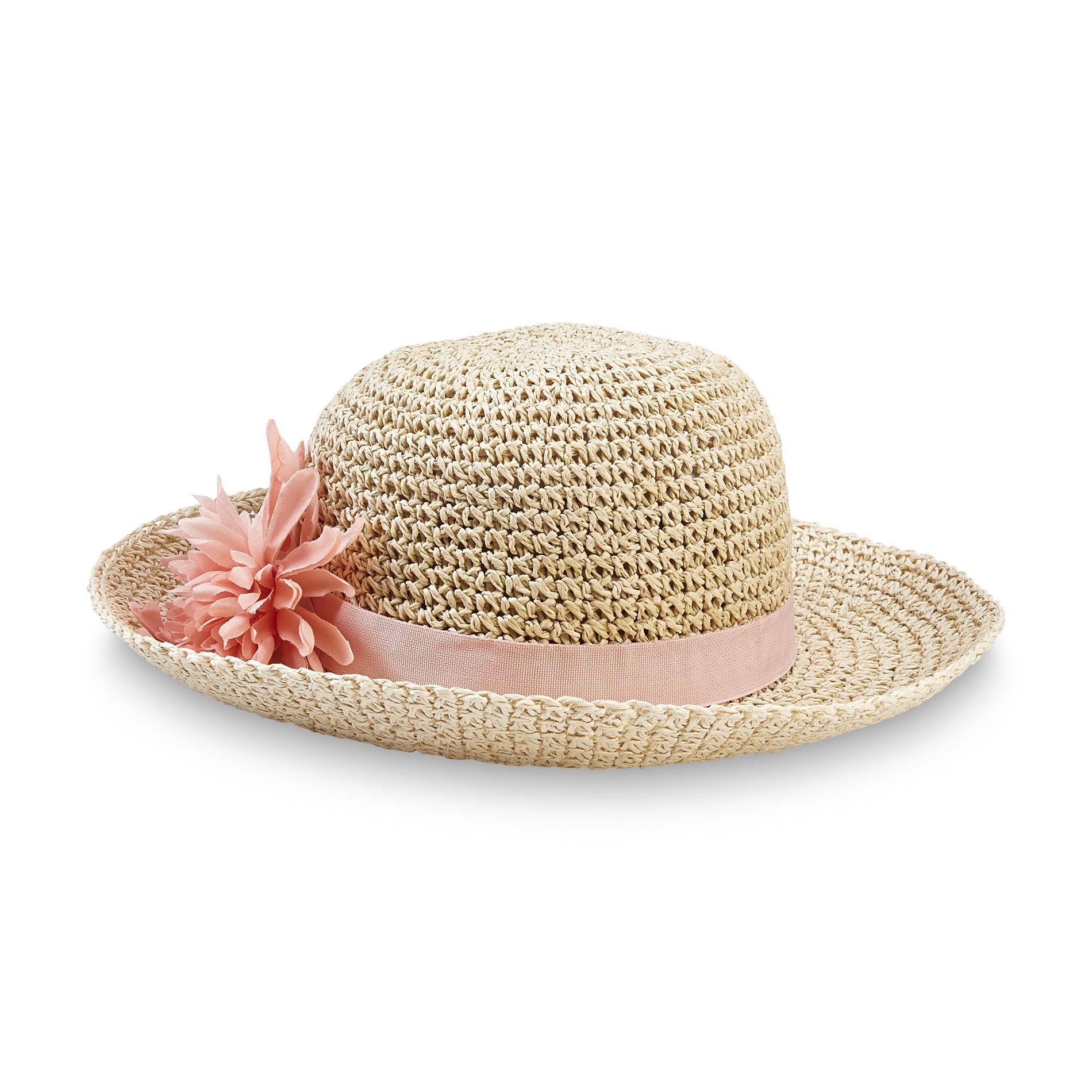 Jaclyn Smith Women's Straw Hat - Flower