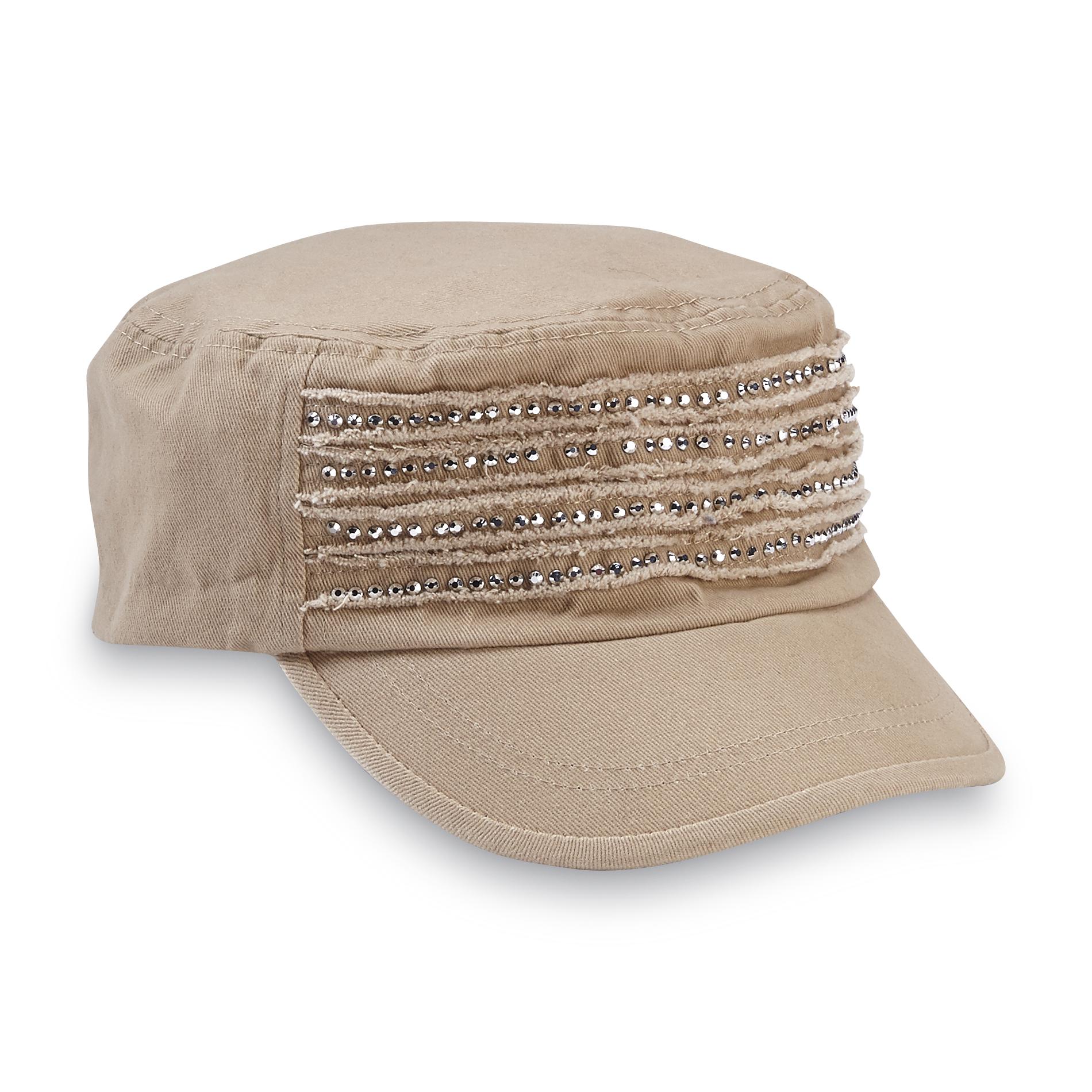 Joe Boxer Women's Embellished Military Hat