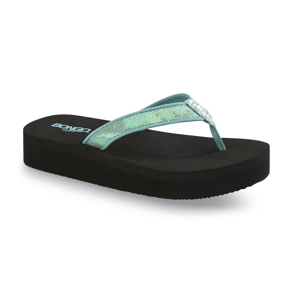 Bongo Girl's Kacey Turquoise Flip-Flop Sandal