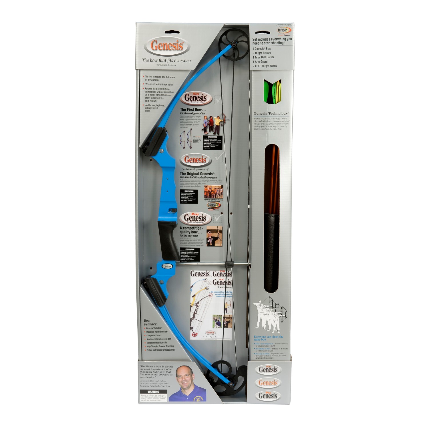 Genesis Original Bow Kit Blue Right Hand 10926 Genesis Original Bow Kit Blue Right Hand 10926