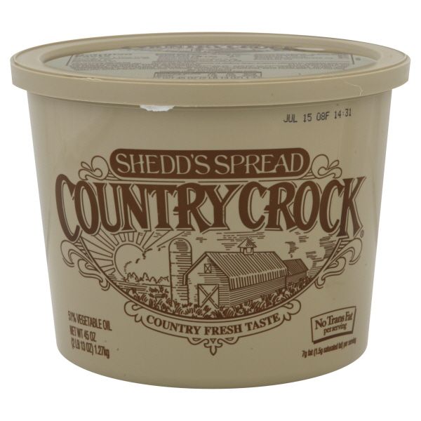 Country Crock 51% Vegetable Oil Spread, 45 oz (2 lb 13 oz) 1.27 kg