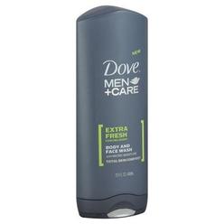 Dove Men+Care Body and Face Wash, Extra Fresh, 13.5 fl oz, 400 ml