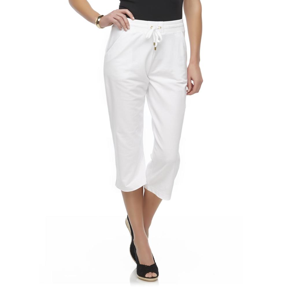 Basic Editions Women's French Terry Capris