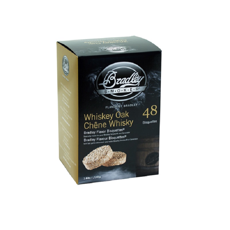 BRADLEY TECHNOLOGIES Bradley Whiskey Oak Special Edition Bisquettes 48-pack