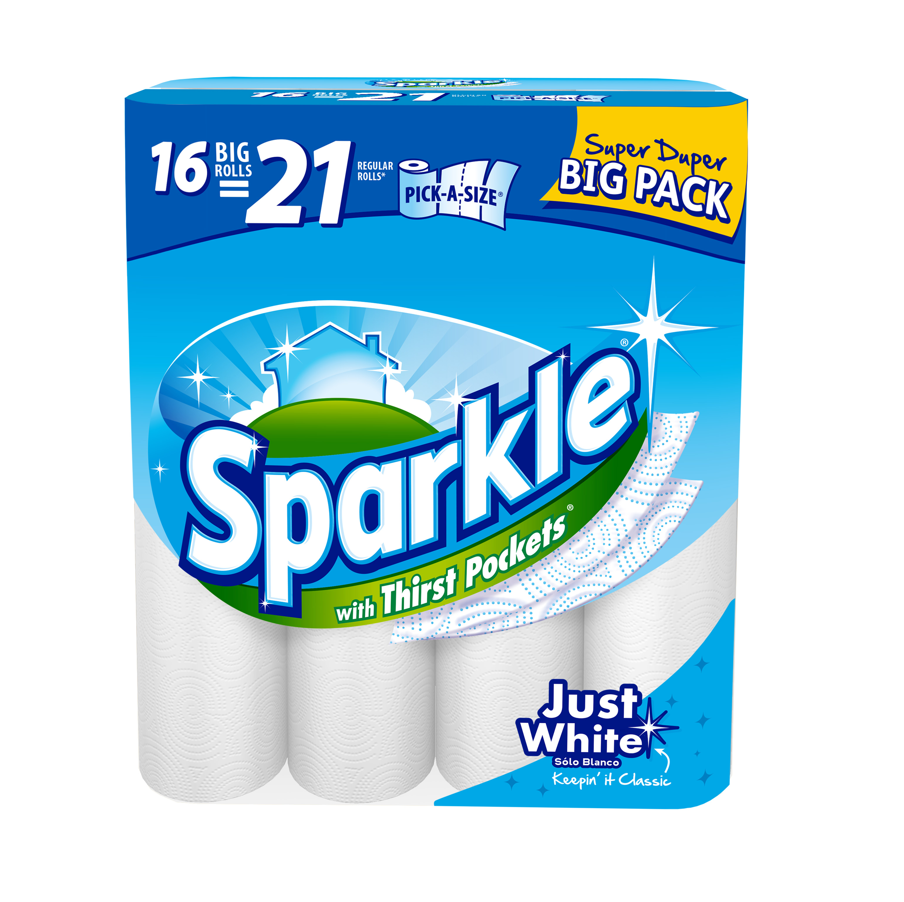 Sparkle Big Rolls Paper Towels  16 Ct